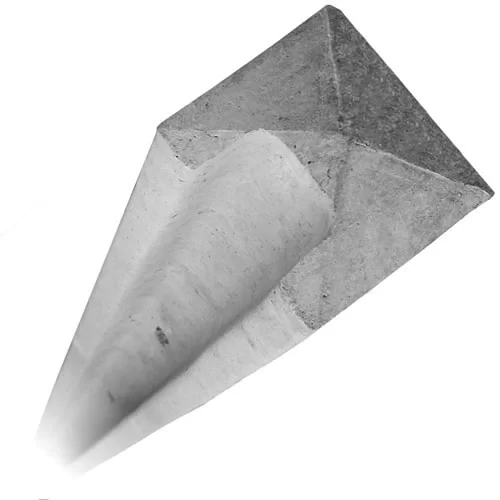 Slotted Concrete End Post